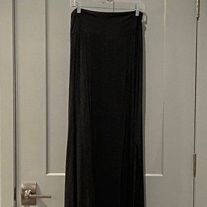 Dark grey Bobeau maxi skirt